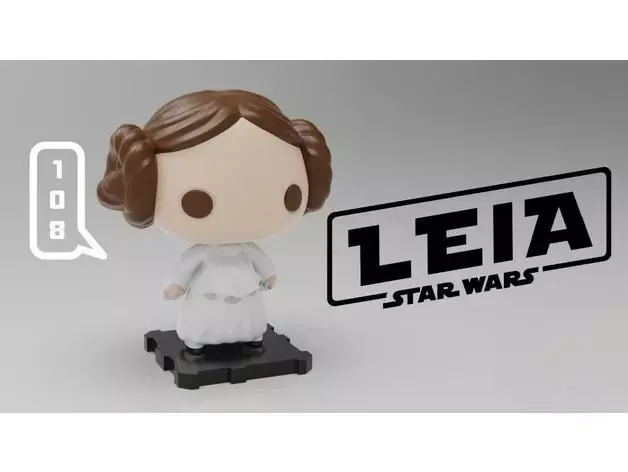 Princess Leia Organa 3D Printing Masterpiece 3D print model