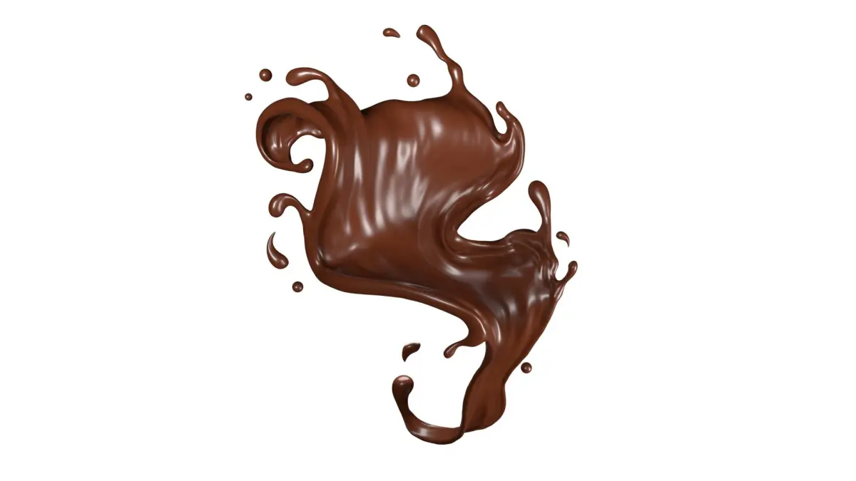 Chocolate Splash Free 004 3D model