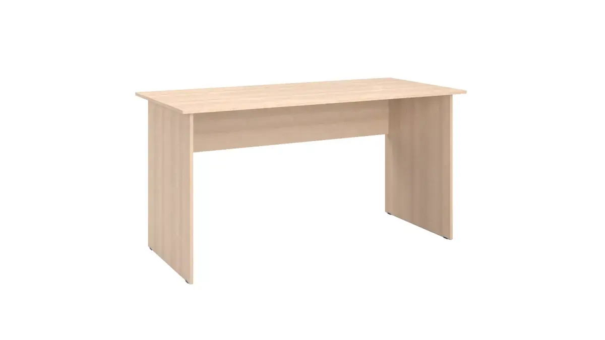 Simple Wooden Table for Office or Classroom 1500x700x760 mm Free low-poly 3D model