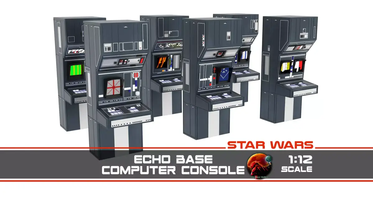 Echo Base Computer Console 1-12 scale Blackseries 3D print model