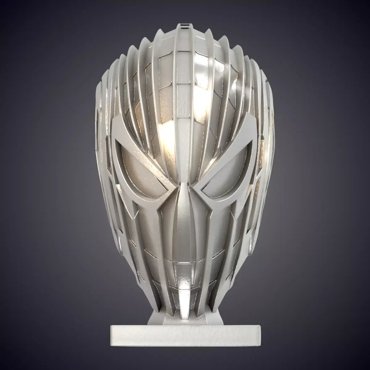 Futuristic Cybernetic Hero Mask Bust PM-778 3D print model
