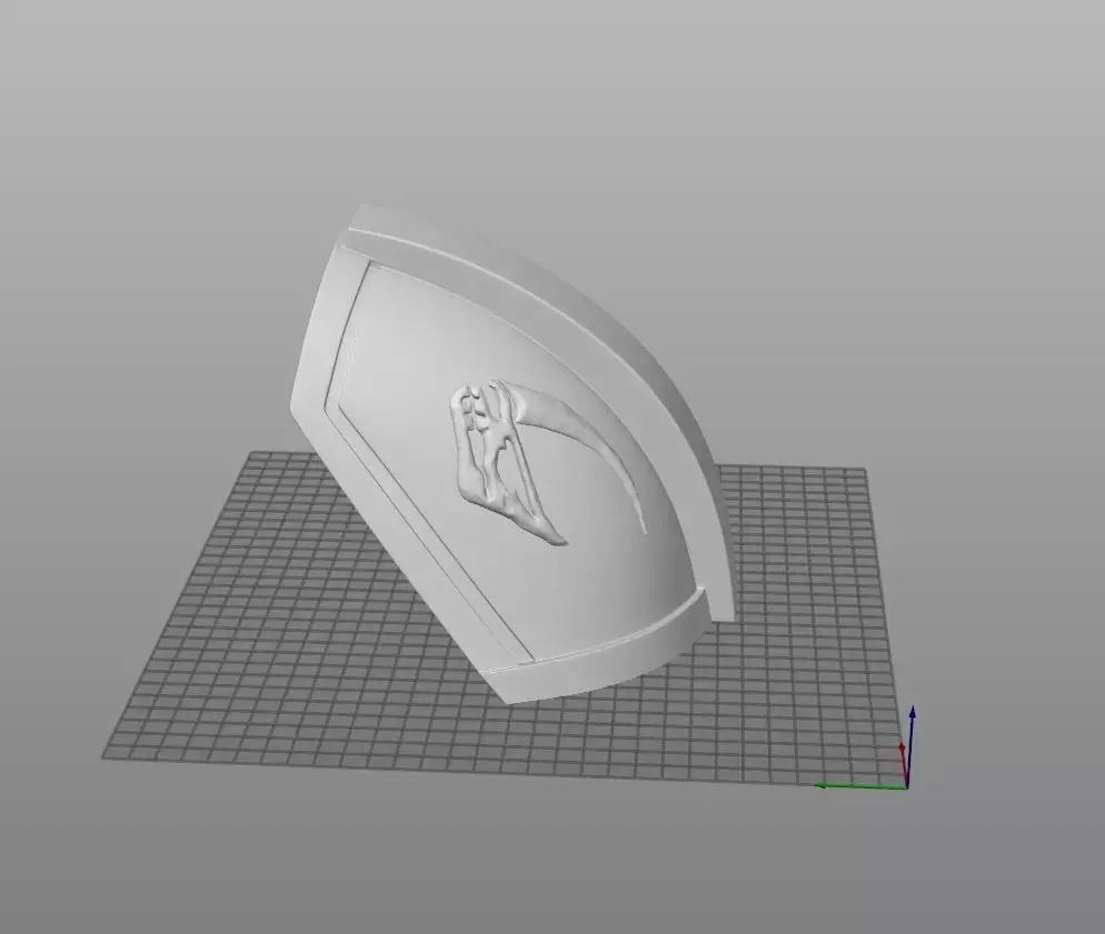 The Mandalorian Beskar Paulrons - Shoulder Armor - EZ 3D Print 3D print model