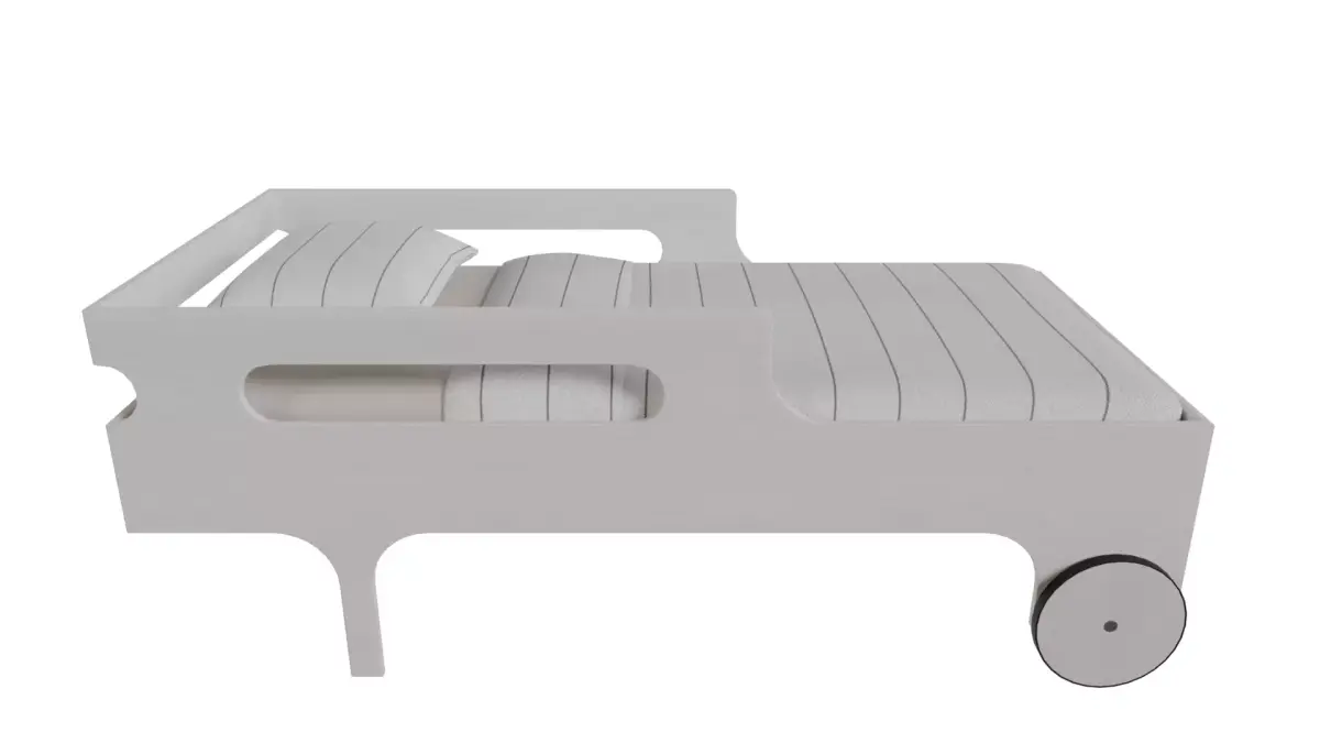 kid bed  furniture Free 3D model