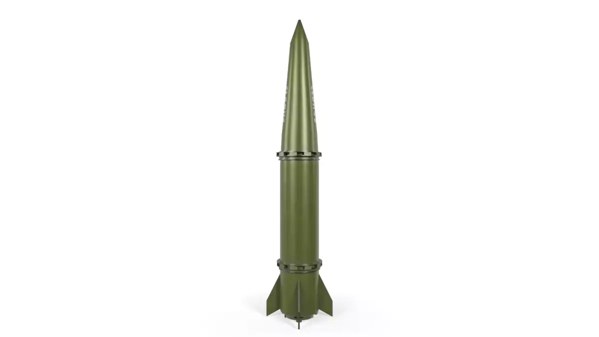 Iskander Tactical Ballistic Missile Low-poly 3D model
