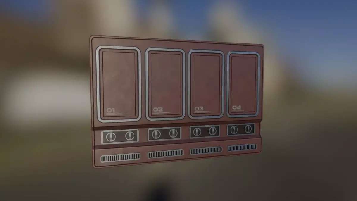 Lockers  Low-poly 3D model purchase