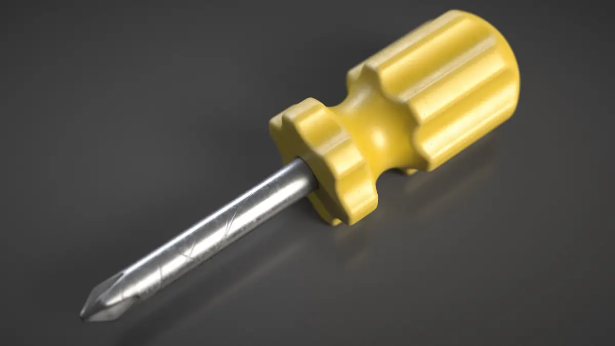Small Screwdriver 1 3D model