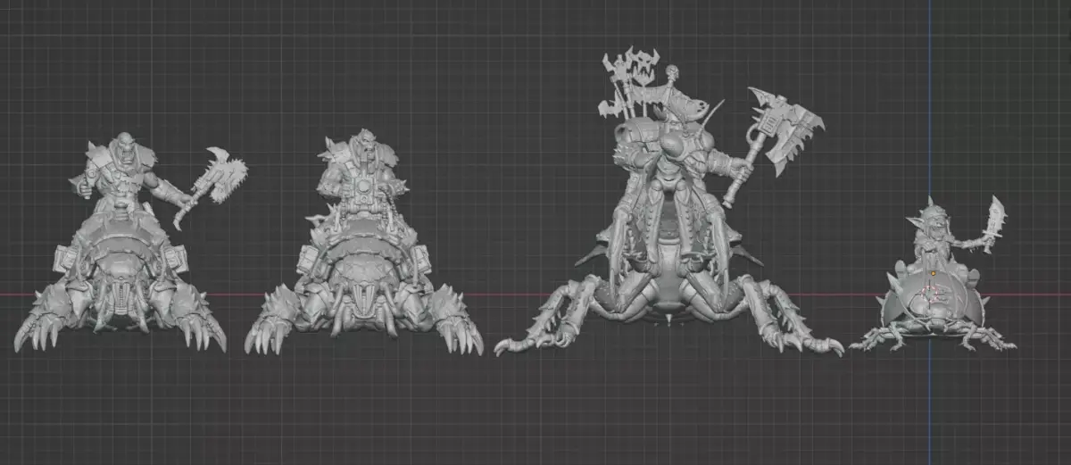 Ork bug calvary collection 3D print model