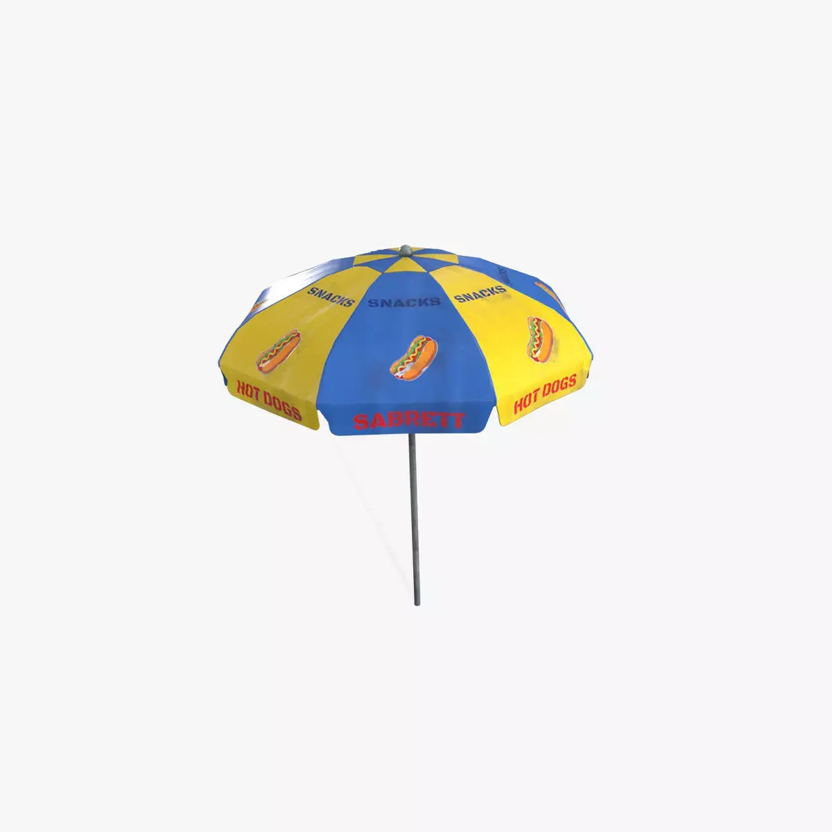 Umbrella Low-poly 3D model get
