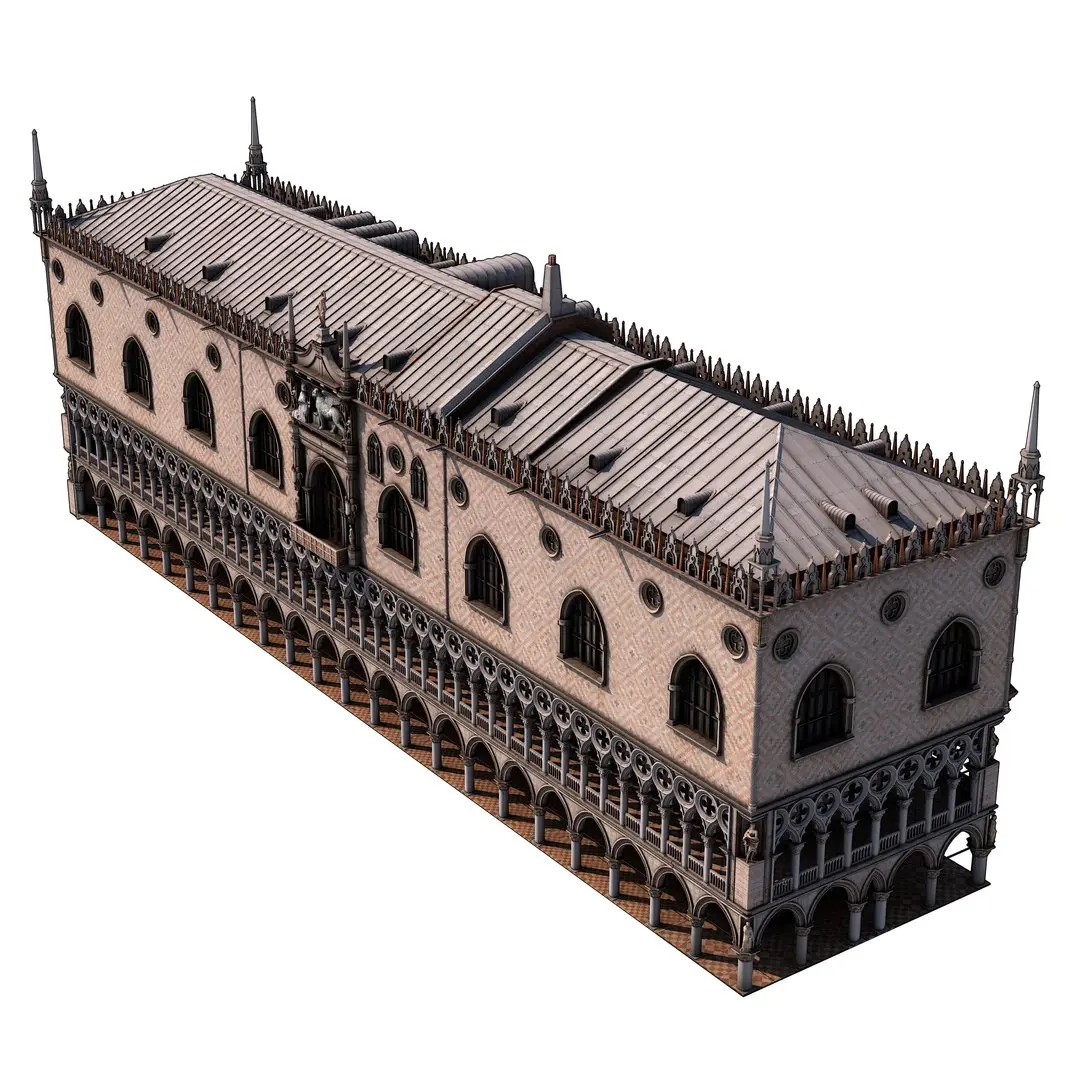 Venice Doge Palace 03 3D model