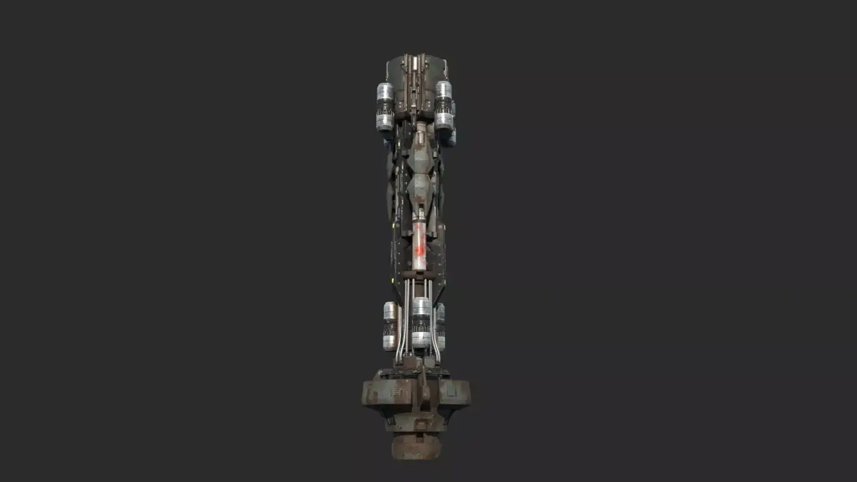 Future Sci-Fi Space Rocket 3D model