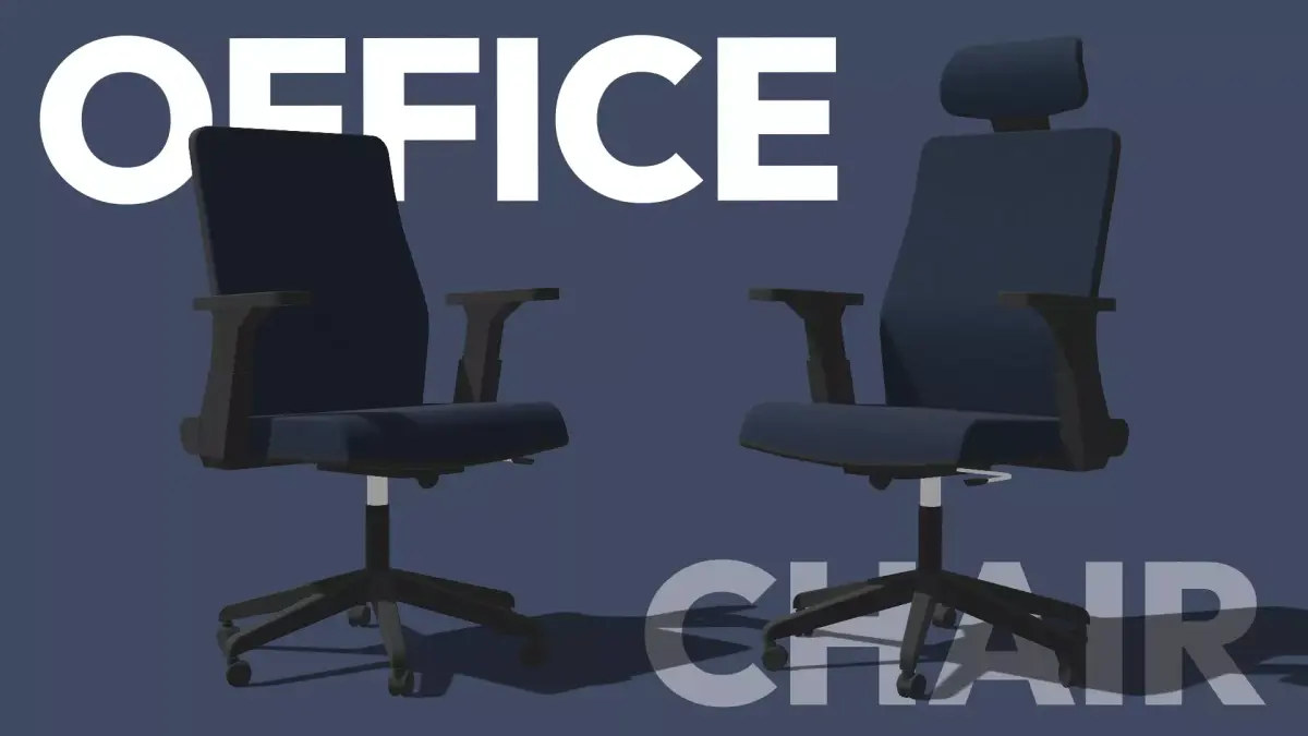 Office Chair Free low-poly 3D model 3