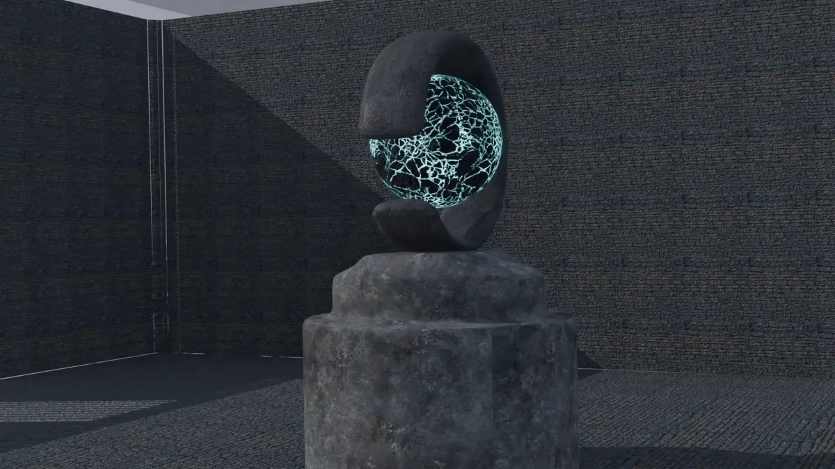 Post-Medieval glow-orb pillar Free 3D model