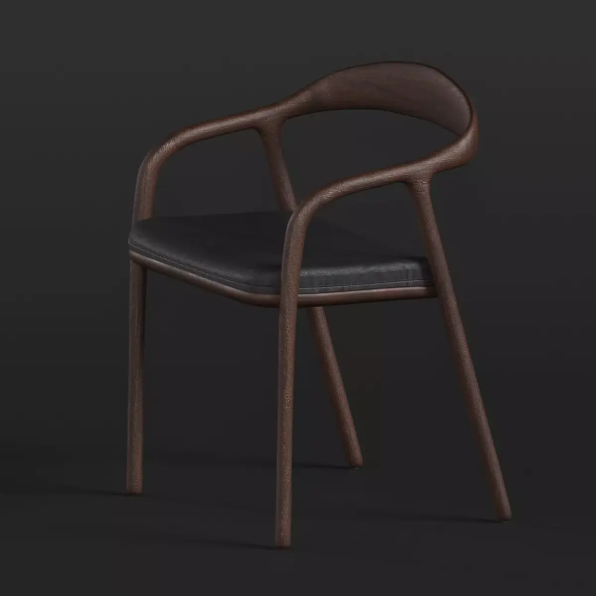 wooden chair Free 3D model get