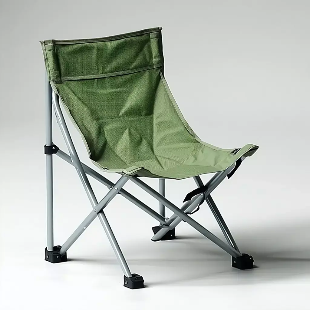 Realistic LowPoly Folding Camping Chair Low-poly 3D model