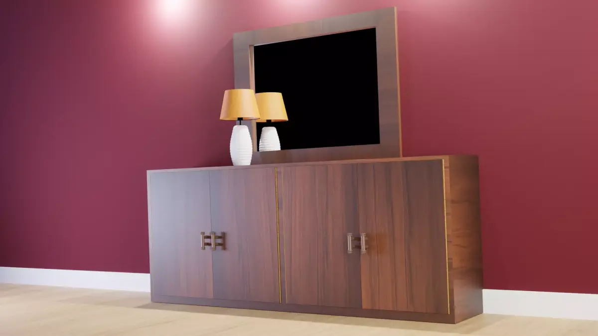 Dressing table  Free low-poly 3D model