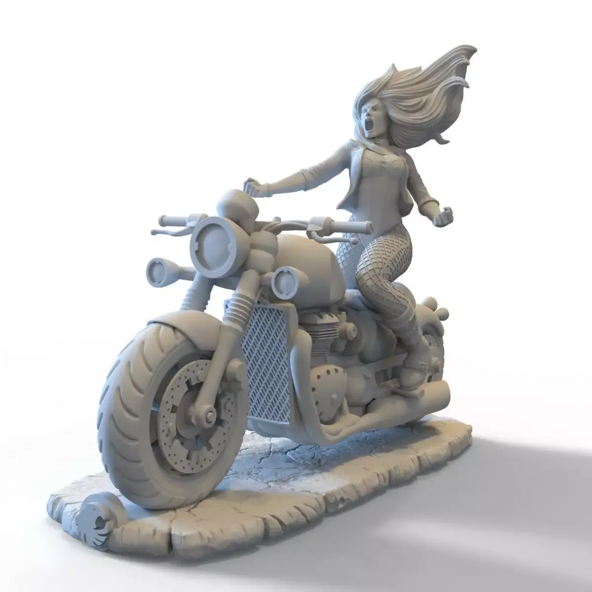Black Canary from Flash DC Comics STL collectibles 3D print model