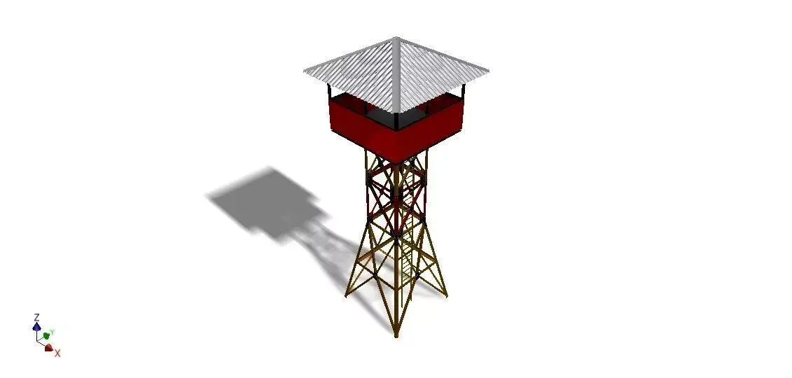 Military Tower 3D model purchase