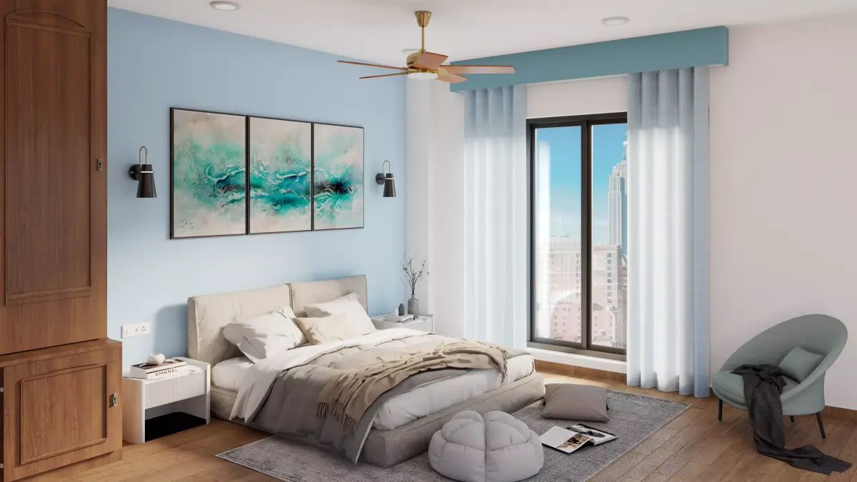 Bedroom Scene Free 3D model