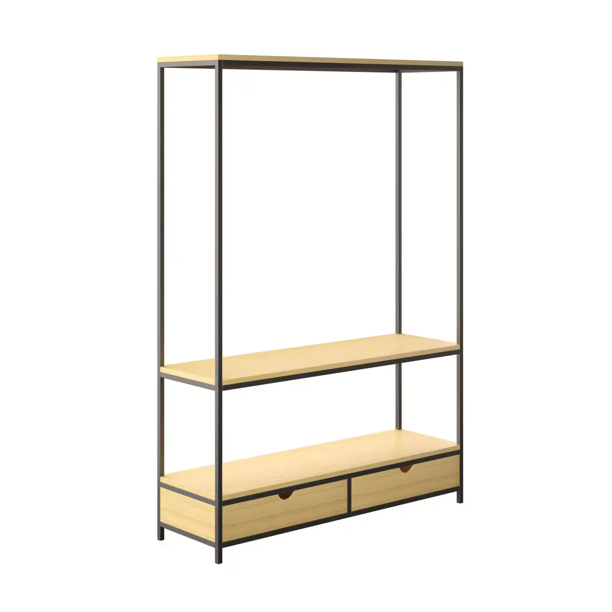 drawels and shelving units Free 3D model