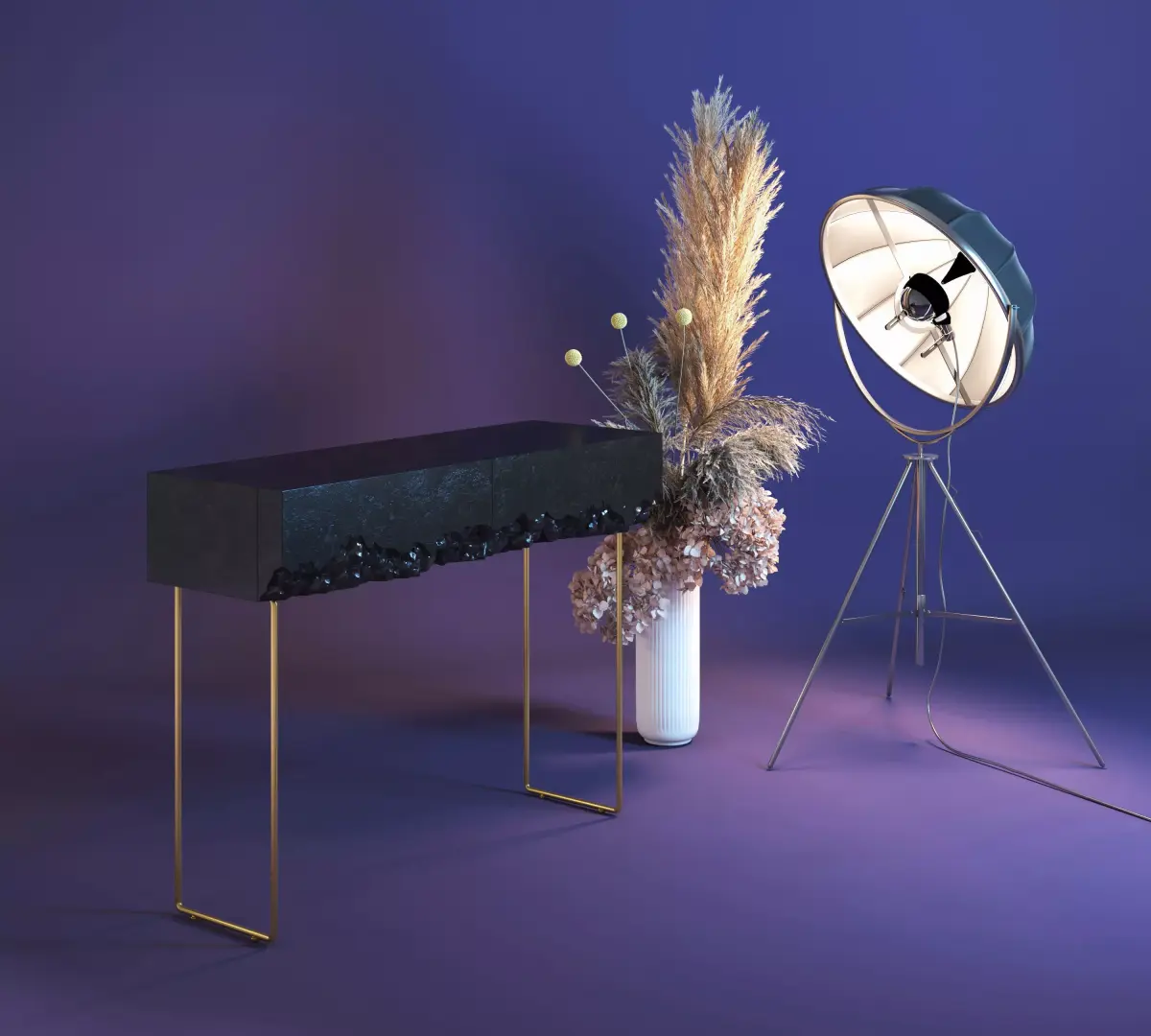 Vanity Table BreakFree Free 3D model
