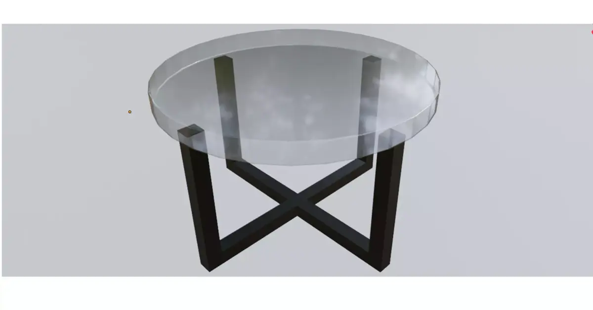 Dining Table 3D model 29
