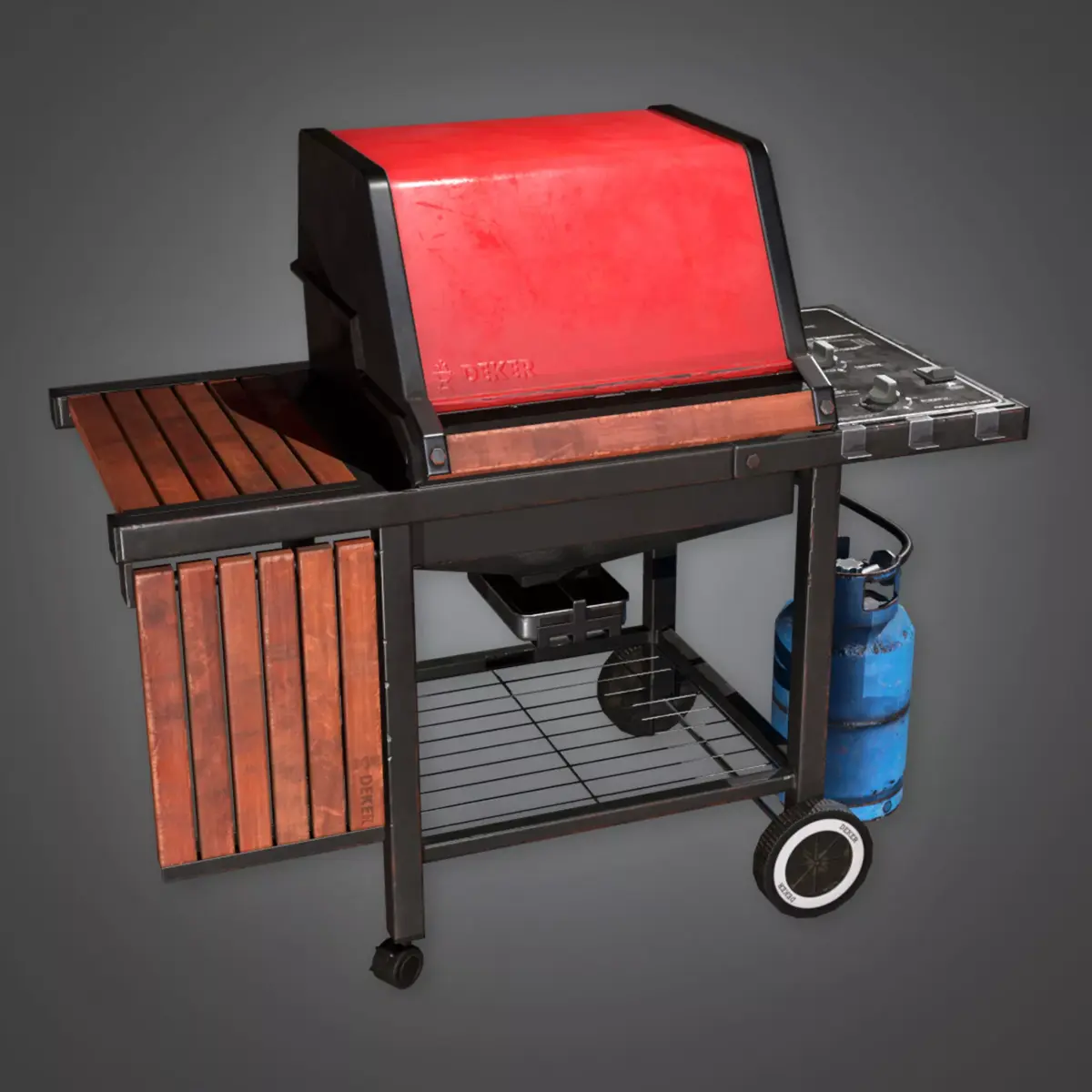 DEKER BBQ Grill Station AAA Free 3D print model