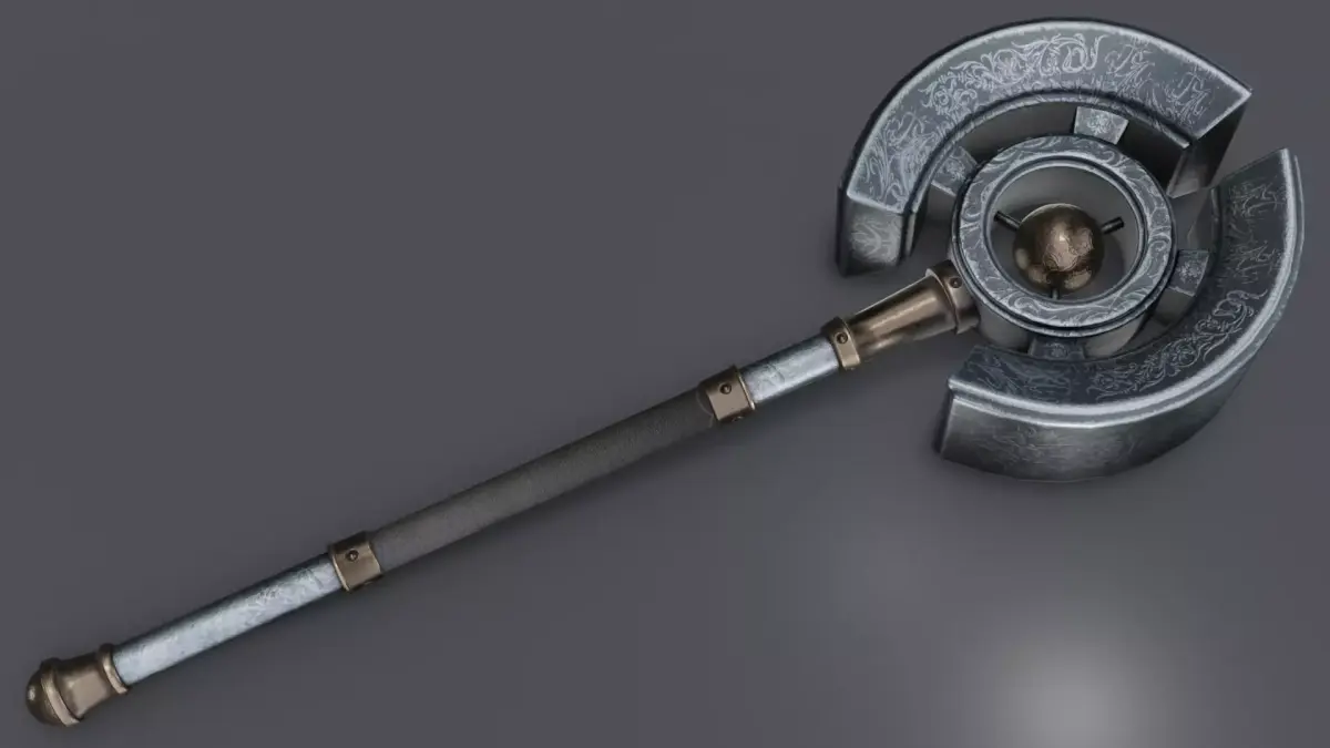 Hammer 09 Low-poly 3D model