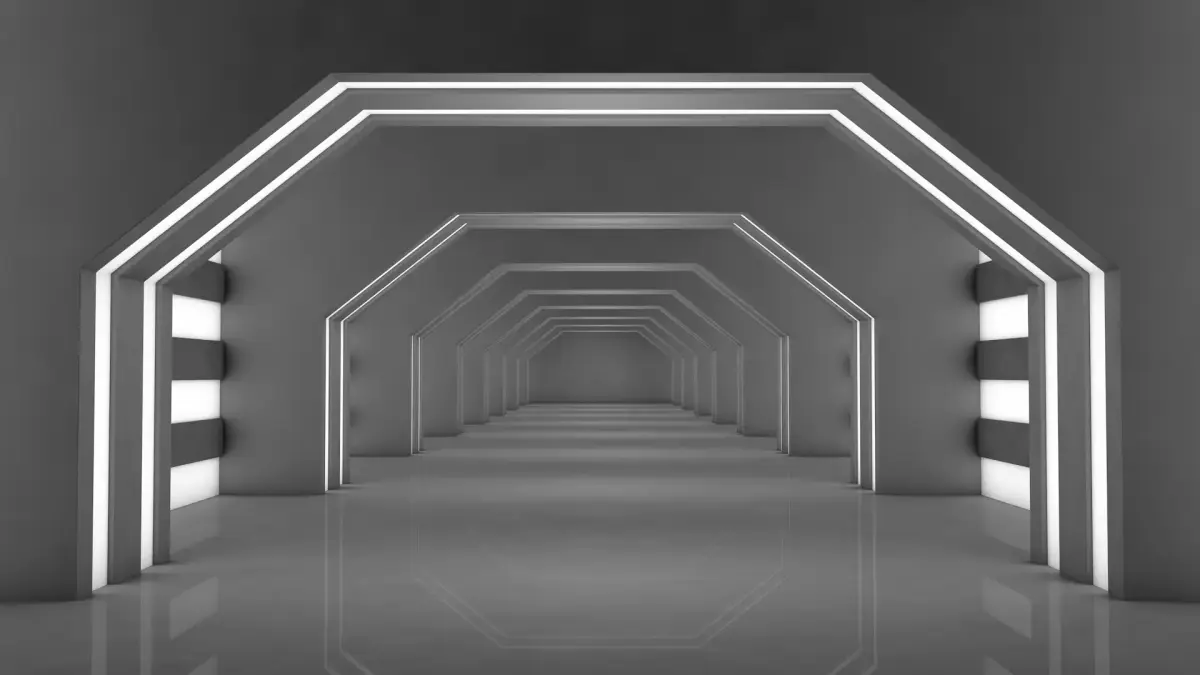 Sci Fi Corridor 3D model 185