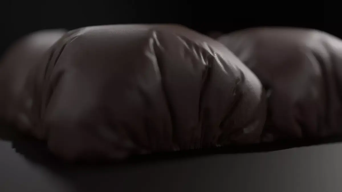Pillow piece of chocolate Free 3D model