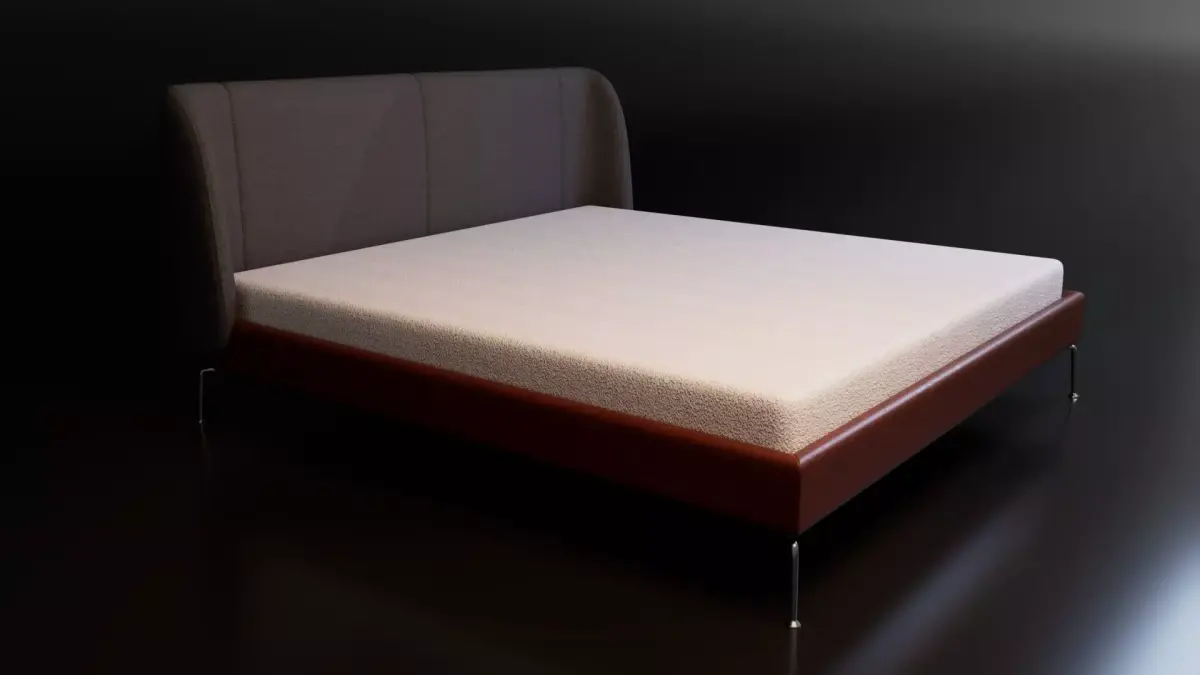 Realistic Bed Free low-poly 3D model