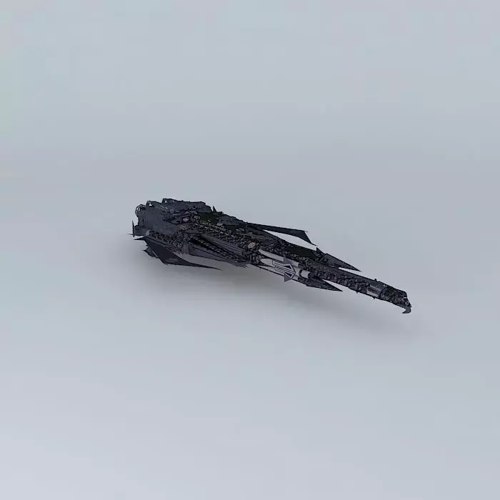 Voordishawdee Heavy Battlecruiser 3D model