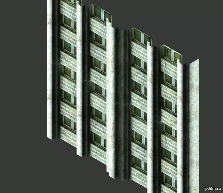 Facade Center 3D model