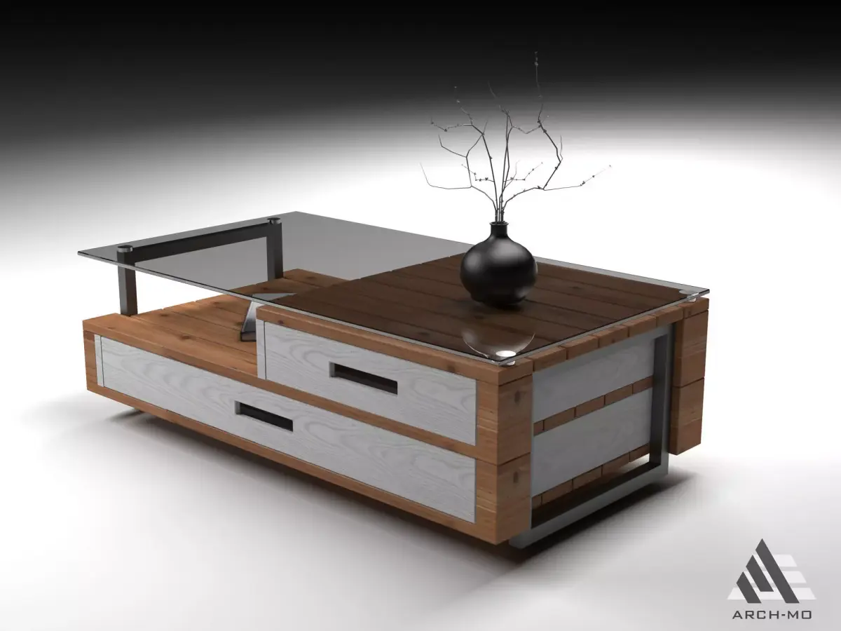 Coffee table 03- furniture Free low-poly 3D model