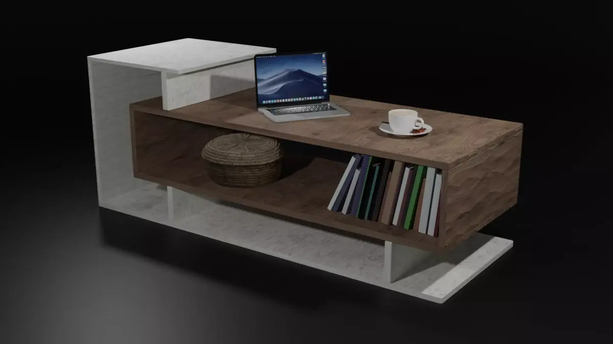 Coffee Table Free 3D model 11