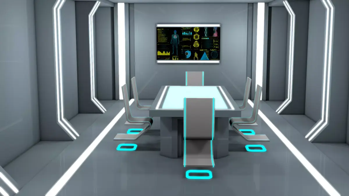 Sci Fi  Office Interior 3D model