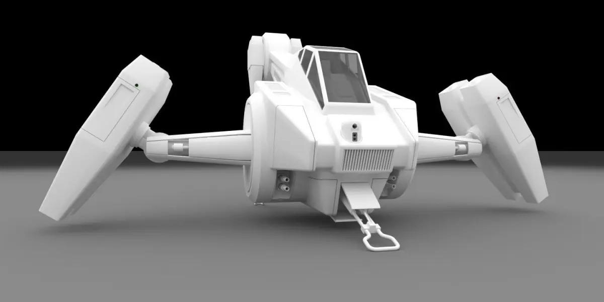 Sandstorm Attack Fighter 3D model