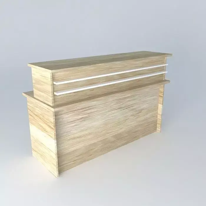 Reception Desk Free 3D model