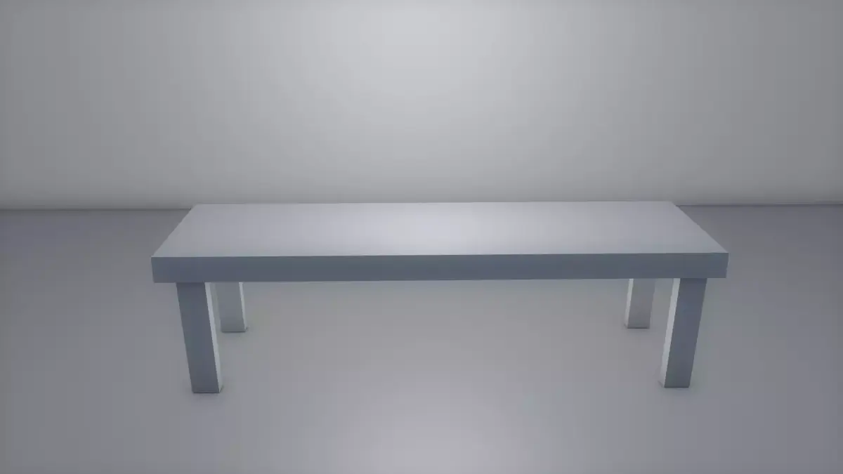 BENCH coffee table 3D model