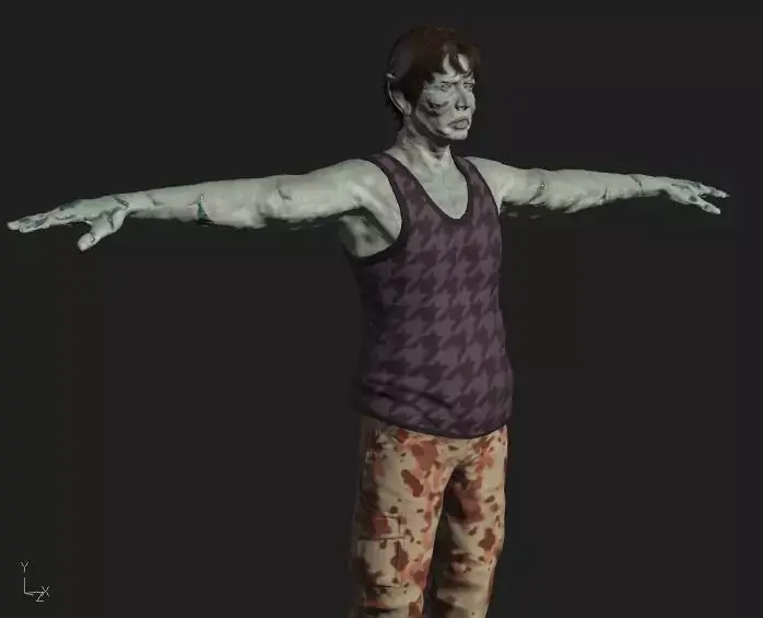 Zombie 3D model buy