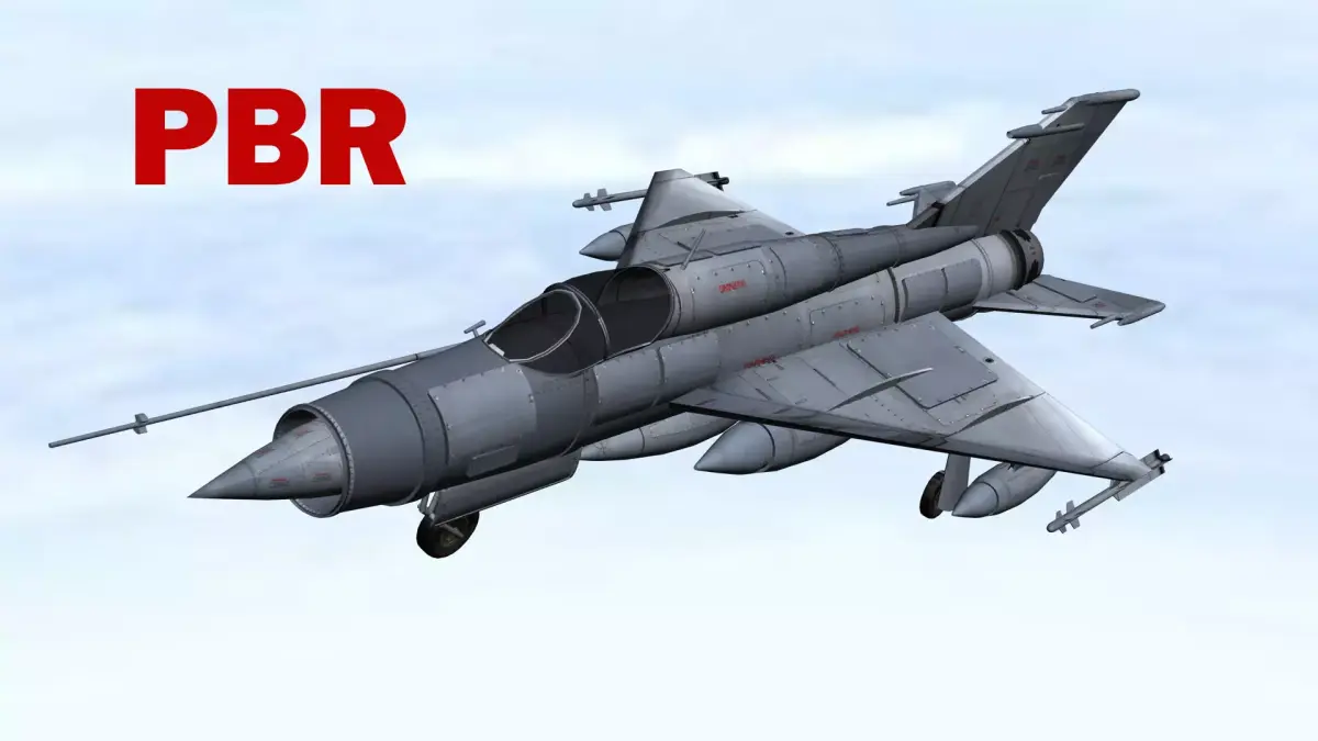 Fighter Jet Flying In Sky Plane V18 Low-poly 3D model