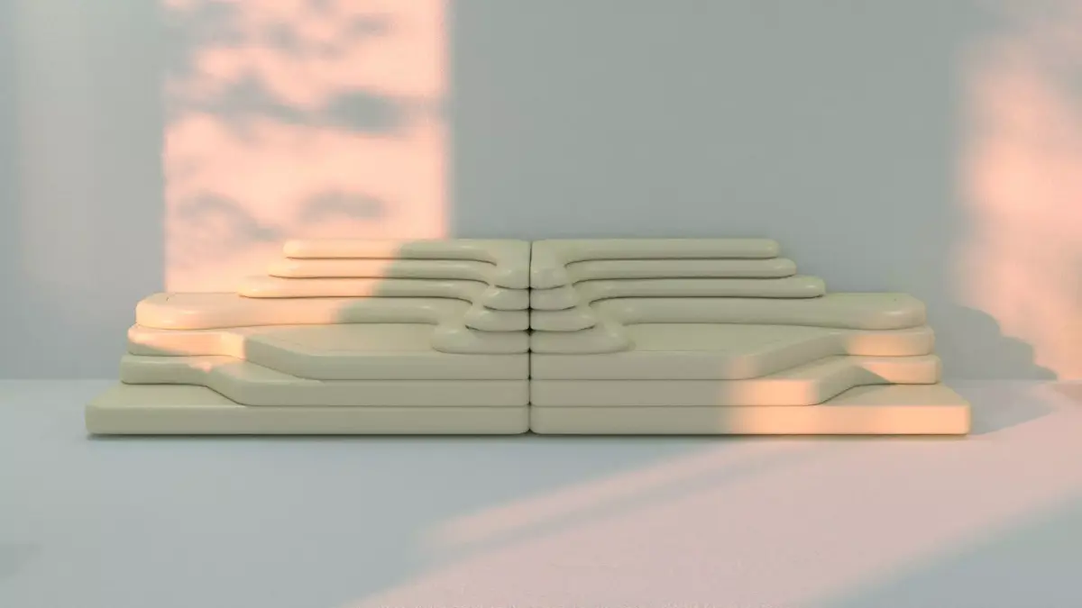 Modern Sofa Free 3D model 4