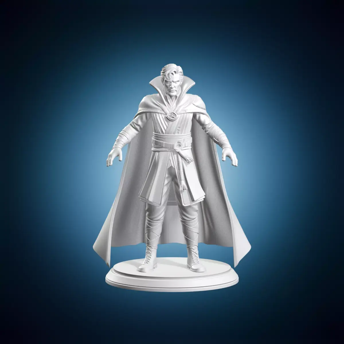 Doctor Strange Superhero Magic Figurine 3D print model