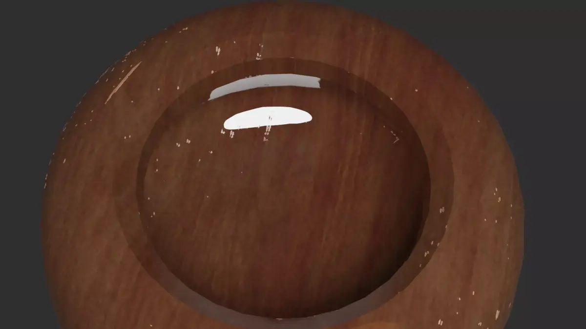 Porcelain bowl with noodles animation Low-poly 3D model