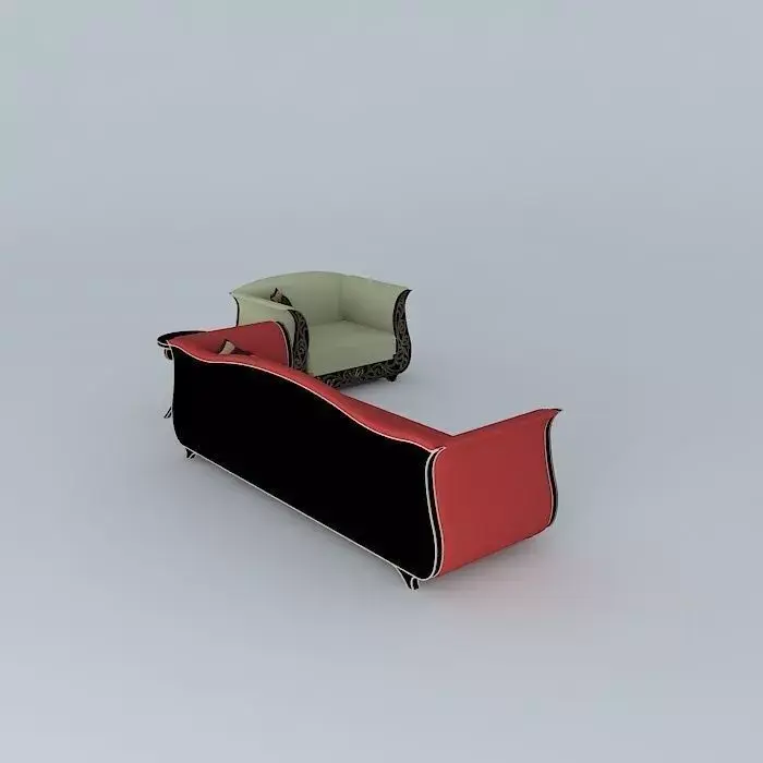 COUCH sofa and chair Free 3D model