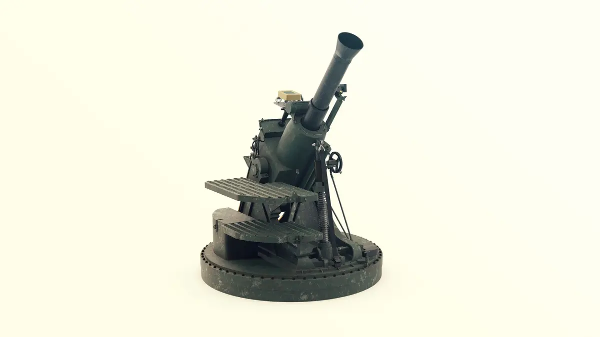 RMS6L 120 Mortar System 3D model purchase
