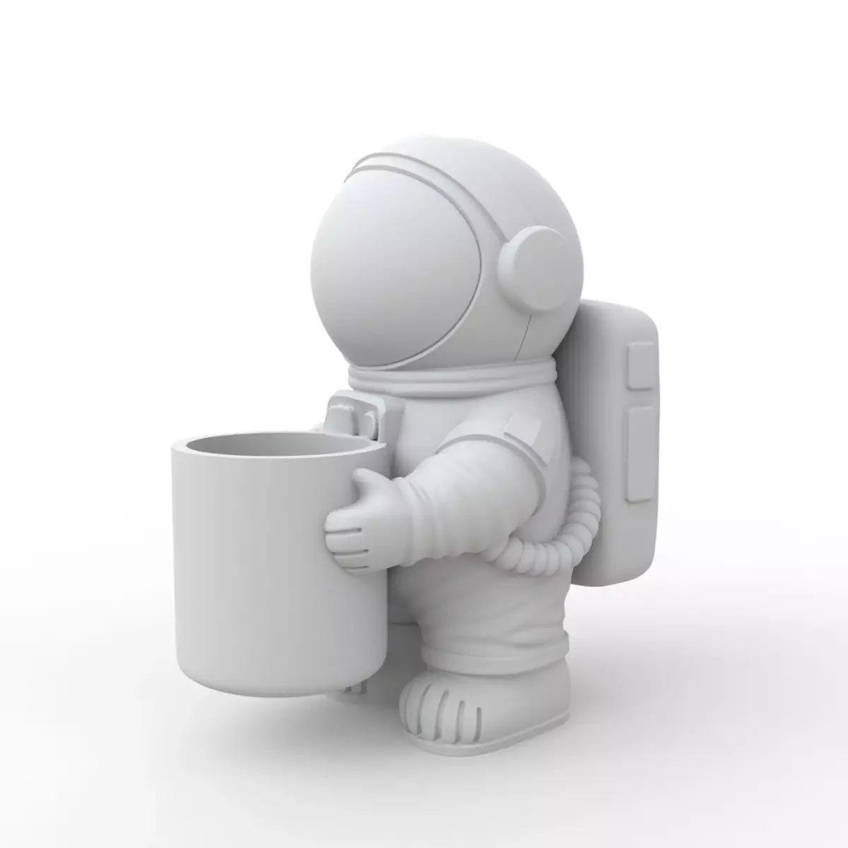 Astronaut Plant Pot 3D Print Model 3D print model get