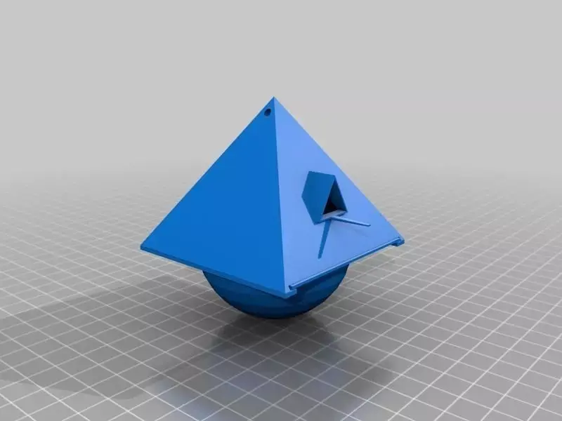Piramid Birdhouse Free 3D print model