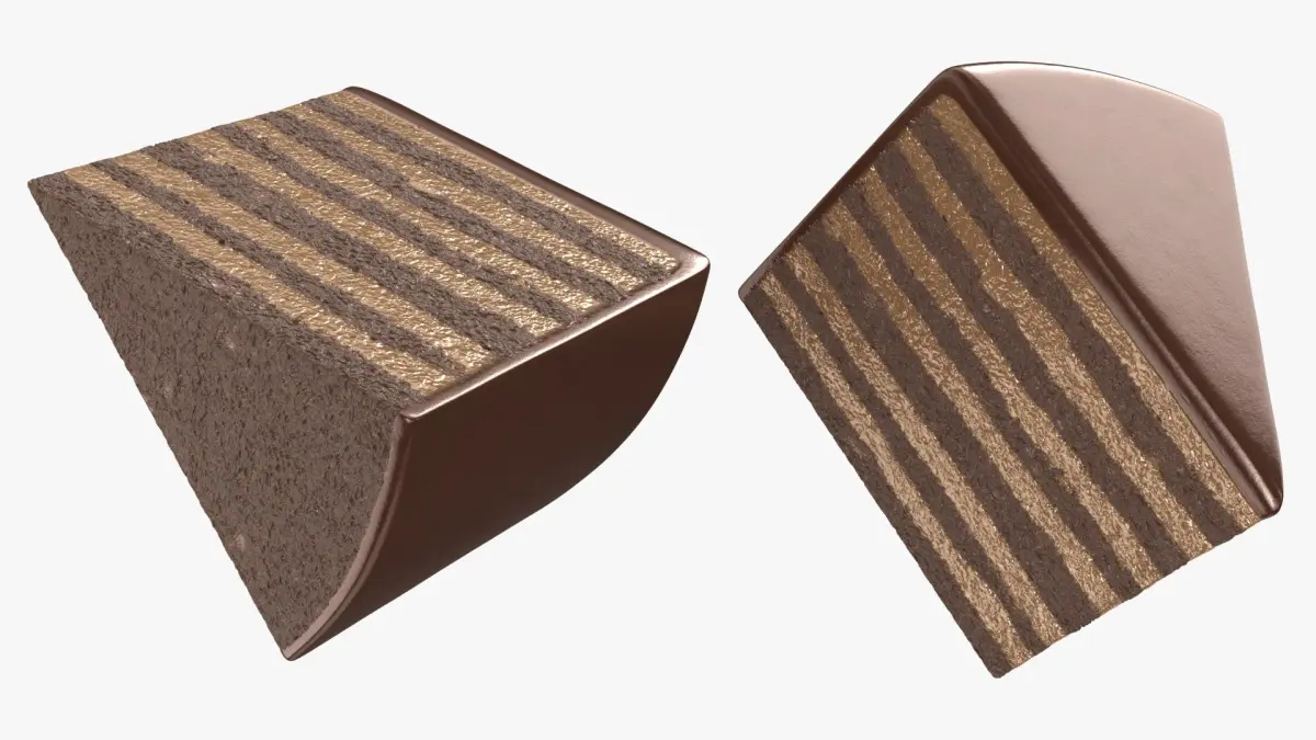 Moist Chocolate Cake 3D model