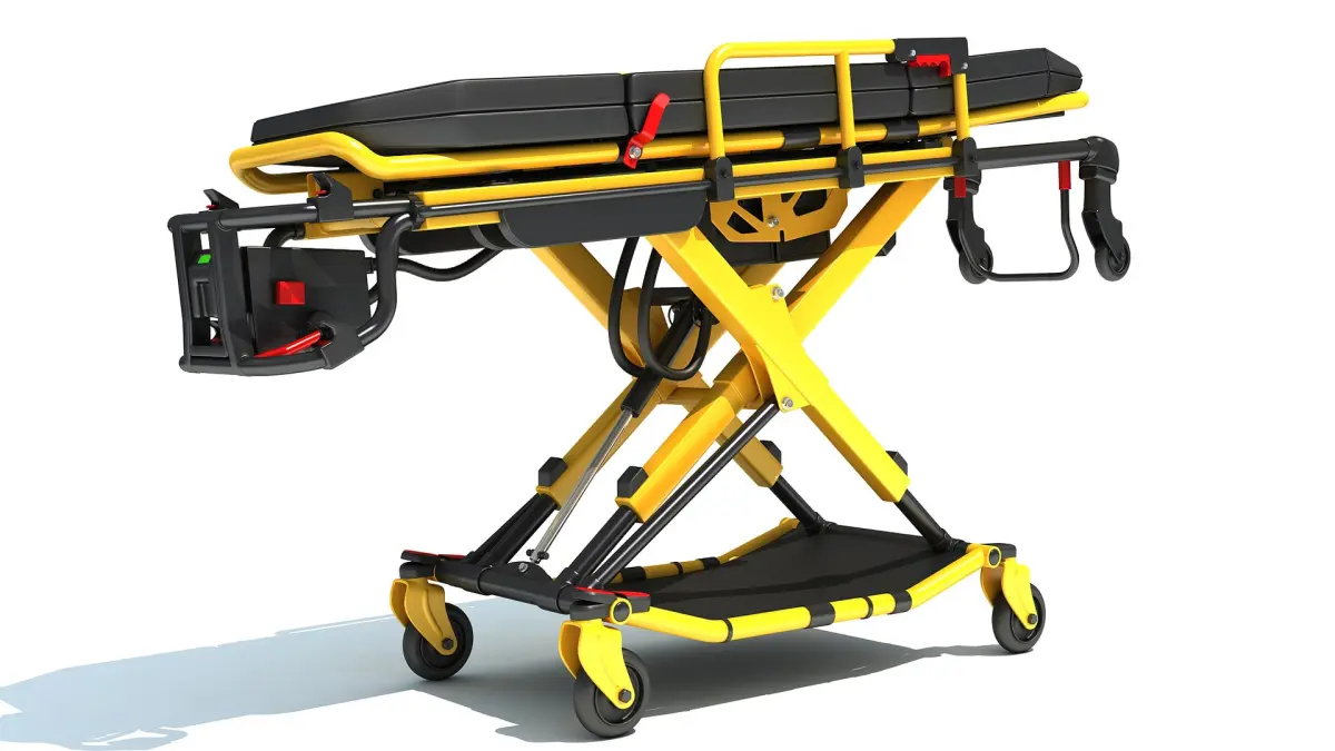 Ambulance Stretcher Trolley 3D model