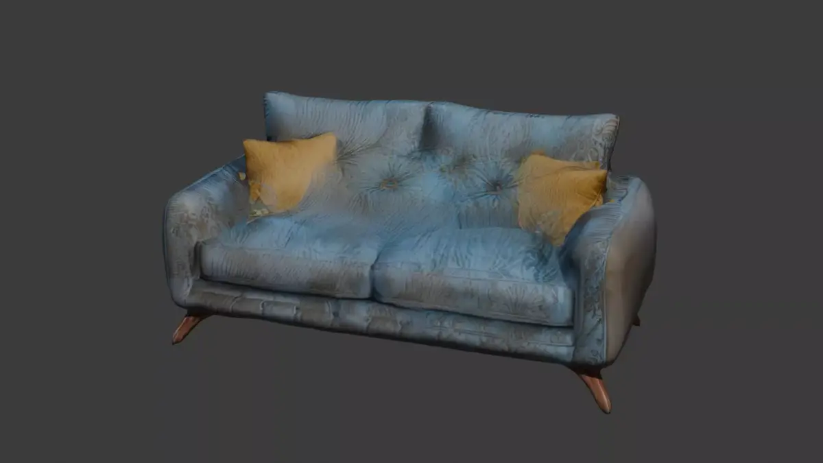luxary sofa free download  Free low-poly 3D model